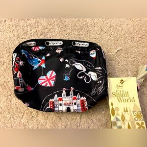 Lesportsac NWT It’s a Small World Rectangular Cosmetic